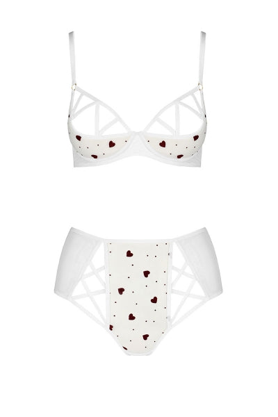 Bikini sexy blanc Lovelia - Passion - Eveil Secret