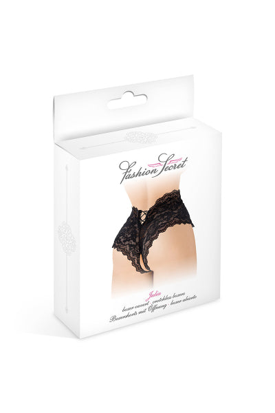 Boxer ouvert Julia - noir