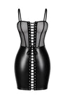Mini robe Do Not Disturb F409 - Noir Handmade