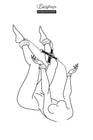 Croix en cuir Hog Tie - Easytoys Fetish Collection
