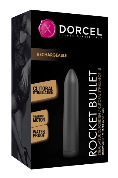 Minivibrador Rocket Bullet negro - Dorcel