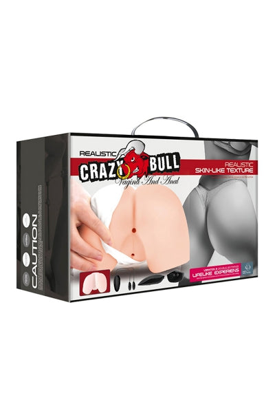Masturbateur vibrant fesses rebondies - Crazy Bull
