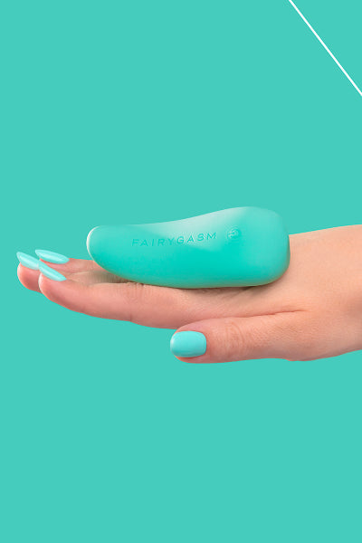 Mini vibro rechargeable ThrillLeaf vert - FairyGasm