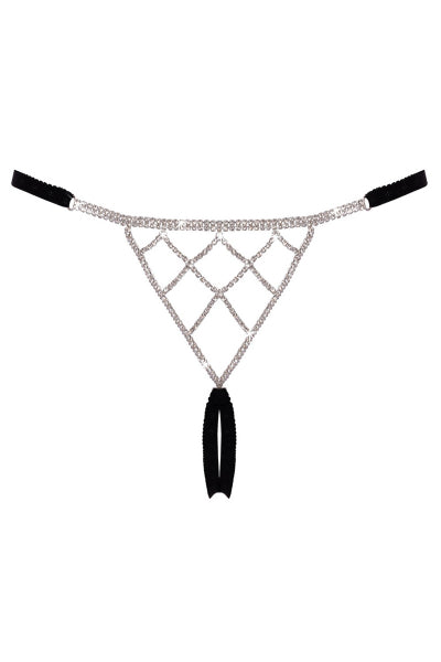String ouvert strass - Cotelli Lingerie - Eveil Secret