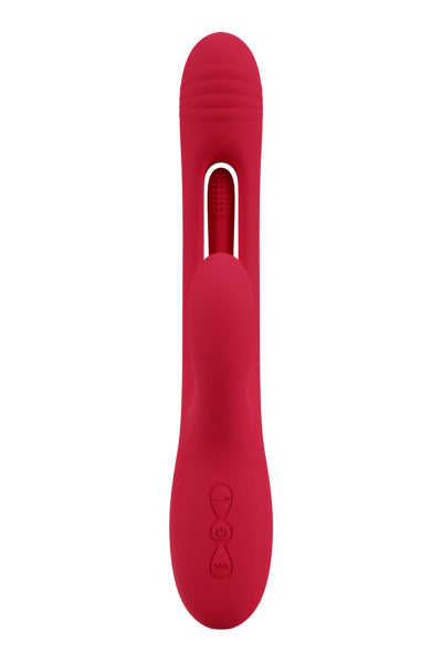 Vibro rabbit avec langue oscillante - Sweet Smile - Eveil Secret