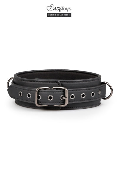 Collier fétichiste et laisse - Easytoys Fetish Collection - Eveil Secret