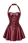 Mini robe corset Dark Romance F397 - Noir Handmade