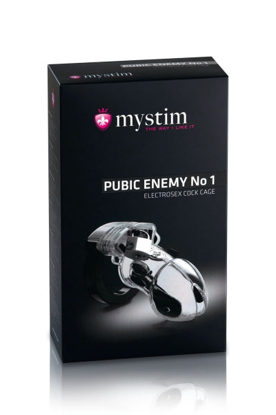 Jaula de castidad con electroestimulación Pubic Enemy N°1 - Mystim