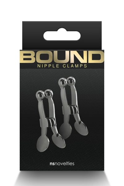 Pinzas para pezones Bound negras
