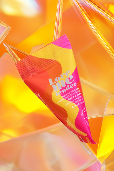 Berlingot huile massage comestible Barbe a papa