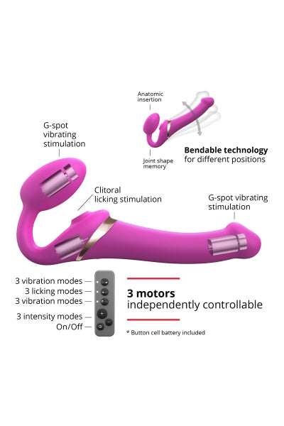 Strap-on-me Multi Orgasm Fuchsia L - Eveil Secret