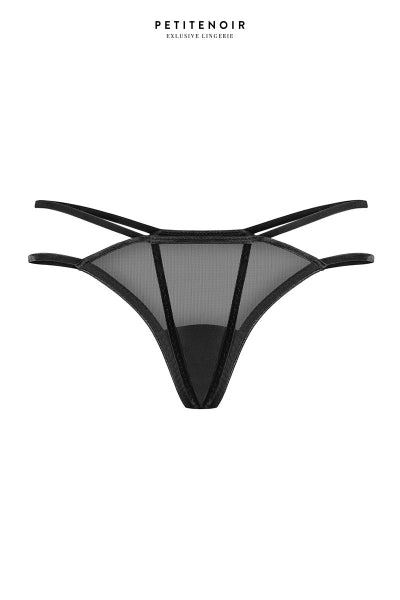 Tanga de tul con doble tira