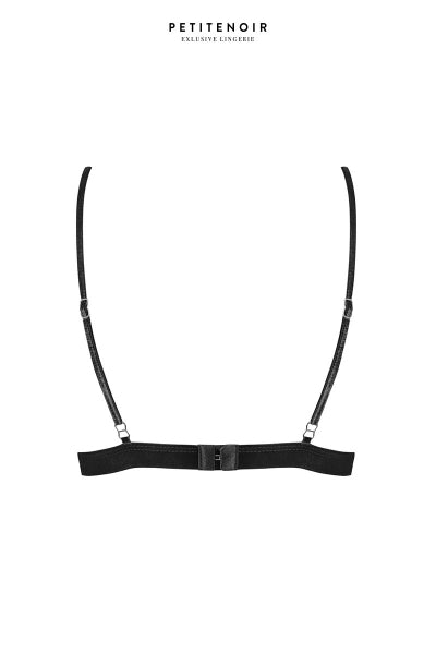 Soutien-gorge triangle dentelle et velours - Eveil Secret
