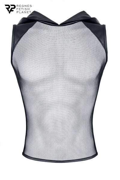 T-shirt à capuche en mesh - Regnes