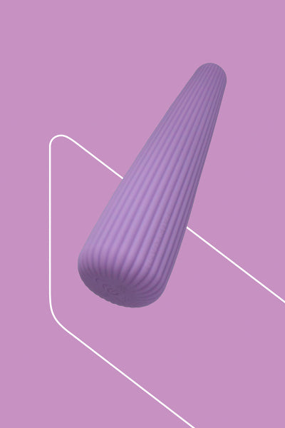 Vibrador recargable IcyCone morado - FairyGasm