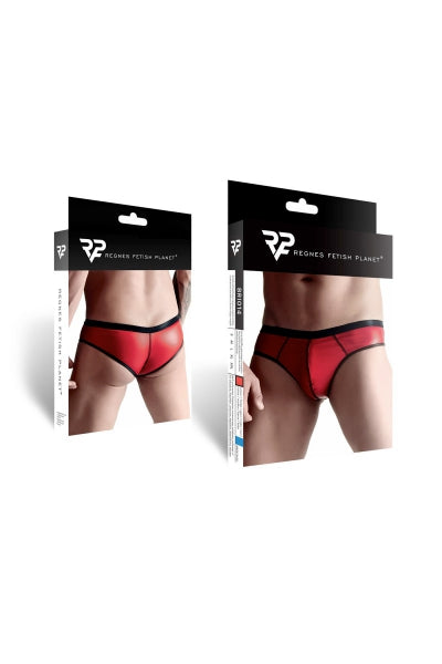 Tanga rojo efecto mojado - Regnes