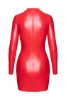Mini robe Bombshell F367 - Noir Handmade