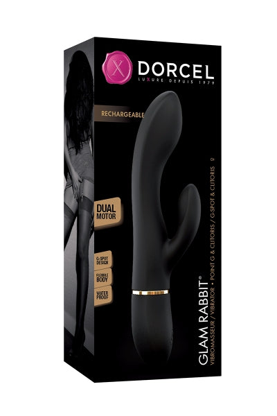 Vibrador de punto G y clítoris Glam Rabbit - Dorcel