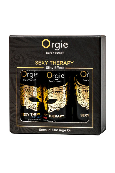 Cofre de 3 aceites de masaje sensual Sexy Therapy Collection