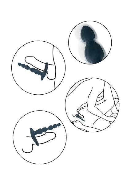 Vibrador de doble penetración Elixir