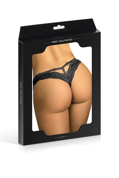 Tanga brasileño negro Paris Hollywood