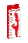 Vibromasseur rabbit 3-en-1 Joyfully rouge - Yoba - Eveil Secret