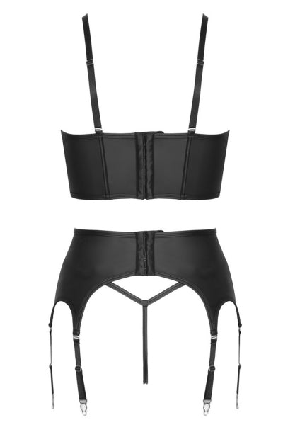 Conjunto de lencería de 3 piezas con liguero - Cottelli PARTY