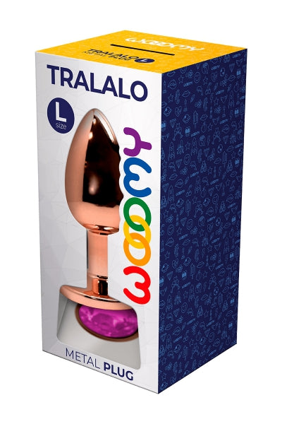 Plug bijou Tralalo rose L - Wooomy - Eveil Secret