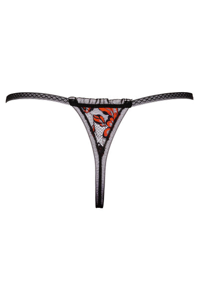 String dentelle ouvert bicolore - Cottelli LINGERIE - Eveil Secret