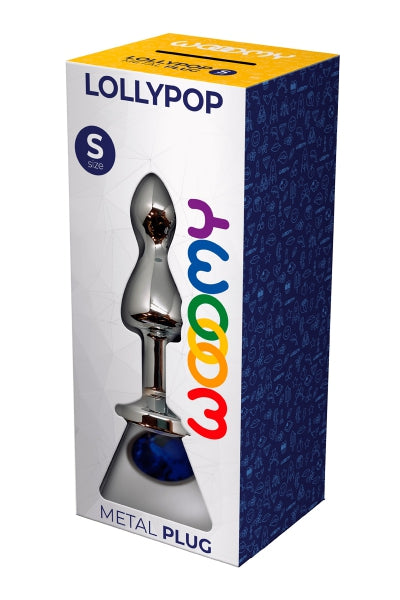 Plug joya Lollypop azul S - Wooomy