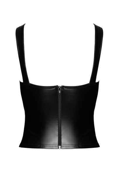 Top estilo corsé Vixen F365 - Noir Handmade