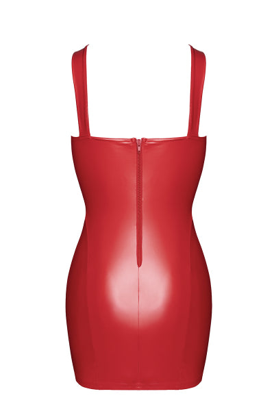 Minivestido con cordones Bombshell F364 - Noir Handmade