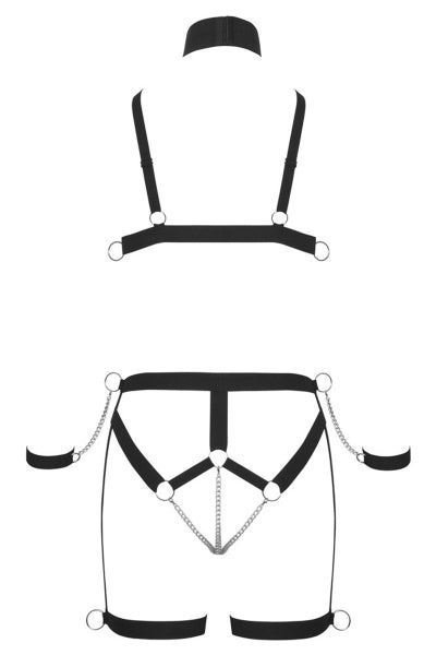 Conjunto arnés Strappy Bikini - Bad Kitty