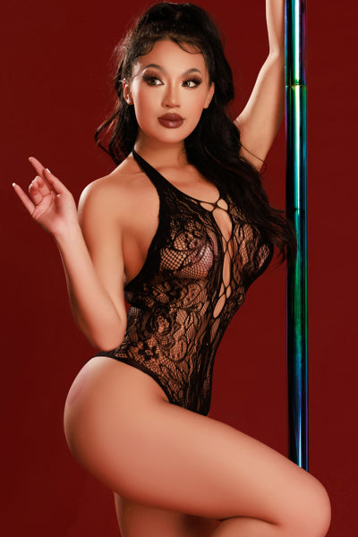 Body dentelle sexy noir - J Lingerie