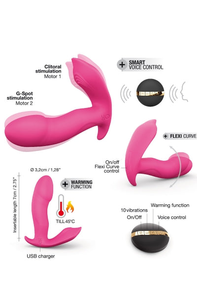Estimulador de clítoris a control remoto Secret