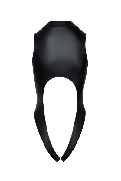 Body negro con la entrepierna abierta - Cotelli Lingerie