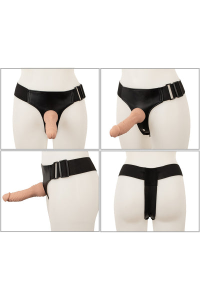 Arnés con 3 dildos multiposición - You2Toys
