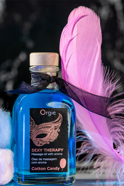Aceite de masaje besable Sexy Therapy algodón de azúcar