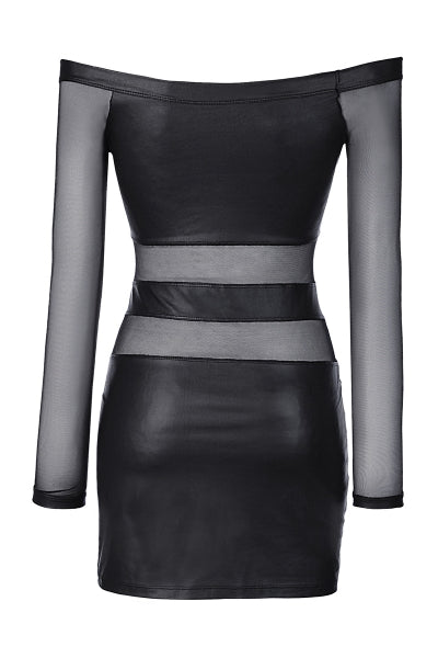 Vestido negro V-9309 - Axami