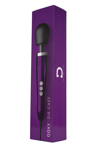 Vibrador Doxy de metal fundido violeta