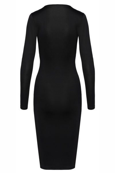 Robe noire à manches longues -  Cotelly Party