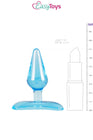 Mini plug anal bleu - EasyToys - Eveil Secret