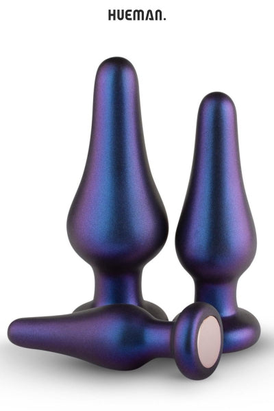 Kit 3 plugs anales Comet - Hueman