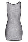 Mini robe maille et strass - Cottelli PARTY