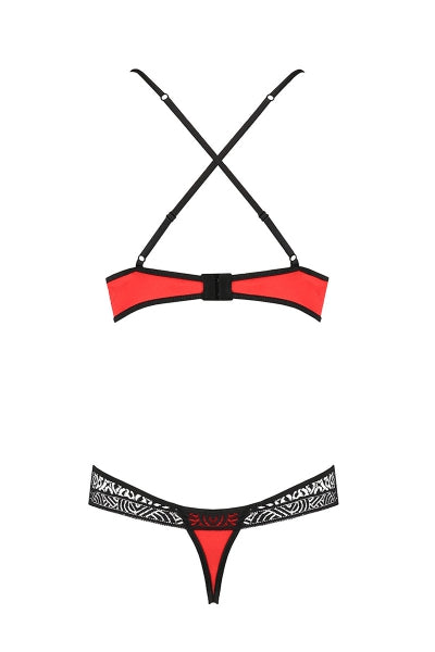 Ensemble Scarlet Bikini rouge - Passion - Eveil Secret