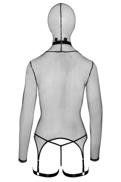 Conjunto de lencería de red y accesorios BDSM - Bad Kitty