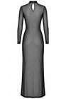 Robe longue Do Not Disturb F410 - Noir Handmade