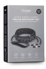 Collier cuir avec chaînes de seins - Easytoys Fetish Collection