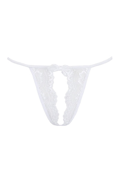 Tanga abierto blanco V-9828 - Axami
