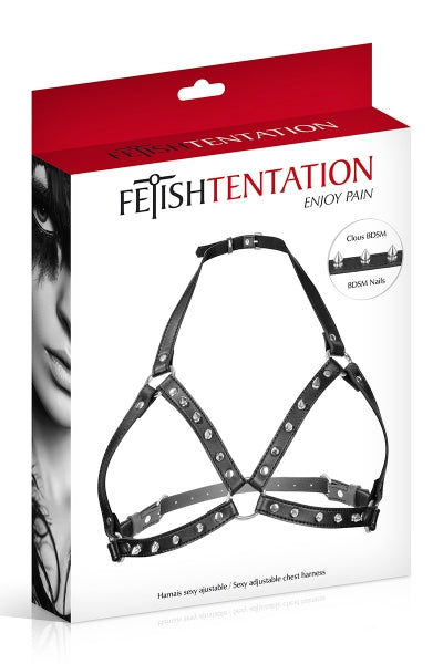 Arnés de pecho con pinchos - Fetish Tentation
